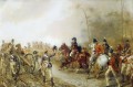 El duque de Wellington en el camino a Quatre Bras Robert Alexander Hillingford escenas de batalla históricas Guerra militar